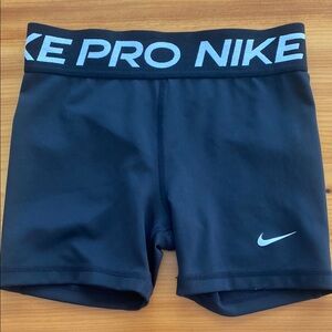 Girls Nike Pro Black Dri-Fit Shorts